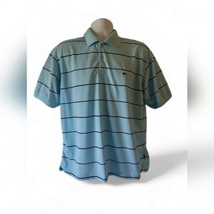 Locoste men's light blue short-sleeve golf polo shirt size 6